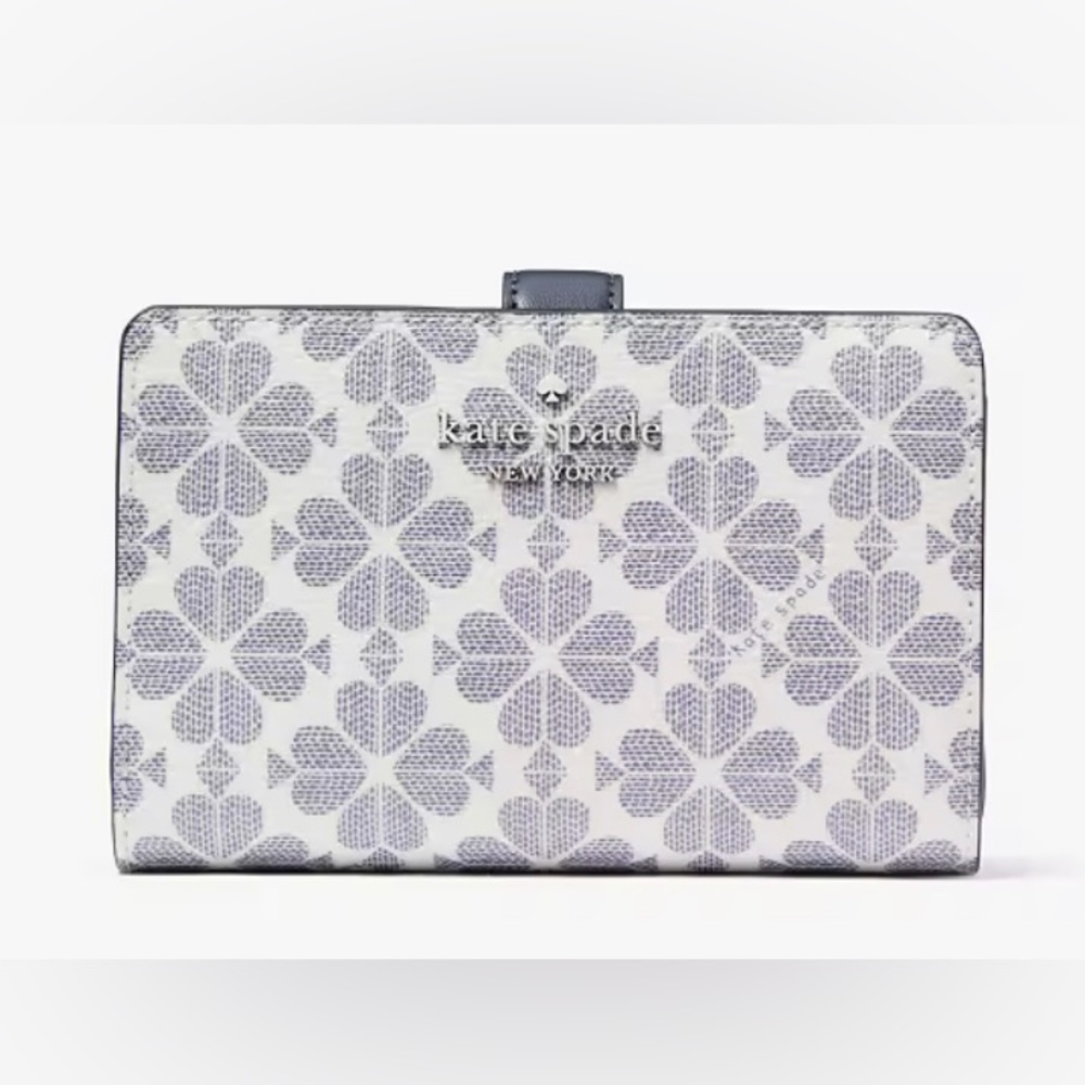 Kate Spade signature flower bifold medium wallet